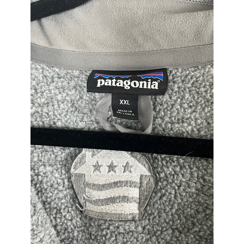 Patagonia Better Sweater Pullover Womens XXL Grey Excellent 1/4 Zip Fleece SLC - Picture 6 of 15